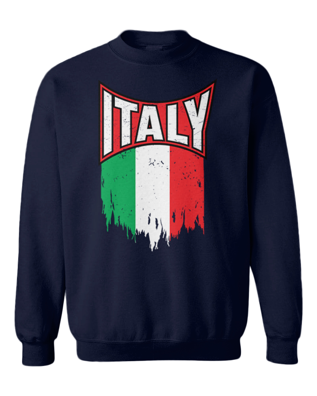 Italy Torn Flag - Italian Strong Proud Pride Europe Toddler Crewneck Sweater - Picture 5 of 8