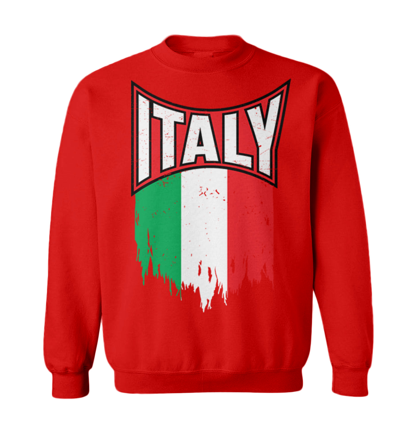 Italy Torn Flag - Italian Strong Proud Pride Europe Toddler Crewneck Sweater - Picture 7 of 8
