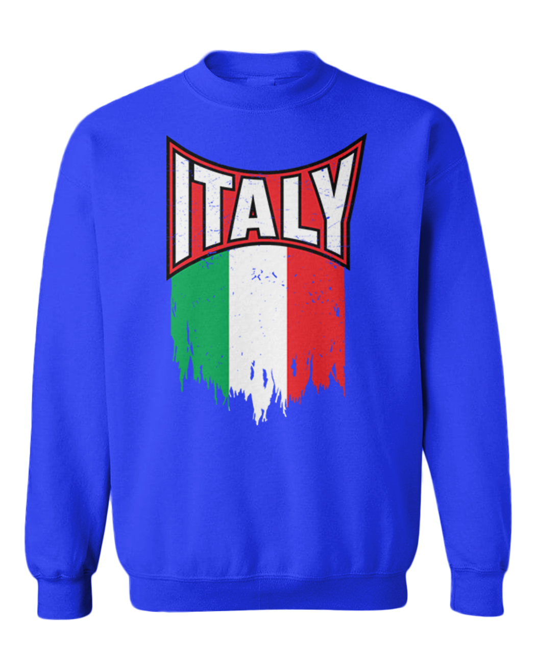 Italy Torn Flag - Italian Strong Proud Pride Europe Toddler Crewneck Sweater - Picture 8 of 8
