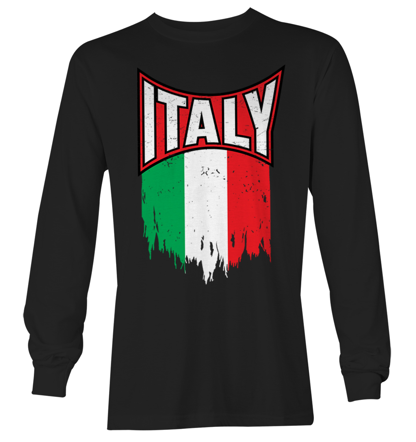 Italy Torn Flag - Italian Strong Proud Pride Europe Youth T-Shirt - Picture 13 of 20
