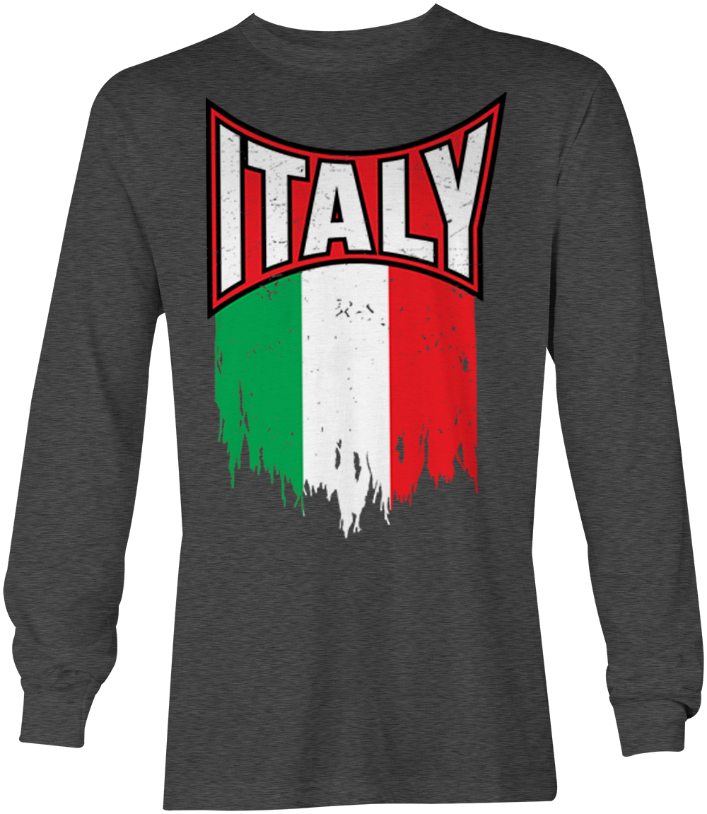 Italy Torn Flag - Italian Strong Proud Pride Europe Youth T-Shirt - Picture 14 of 20