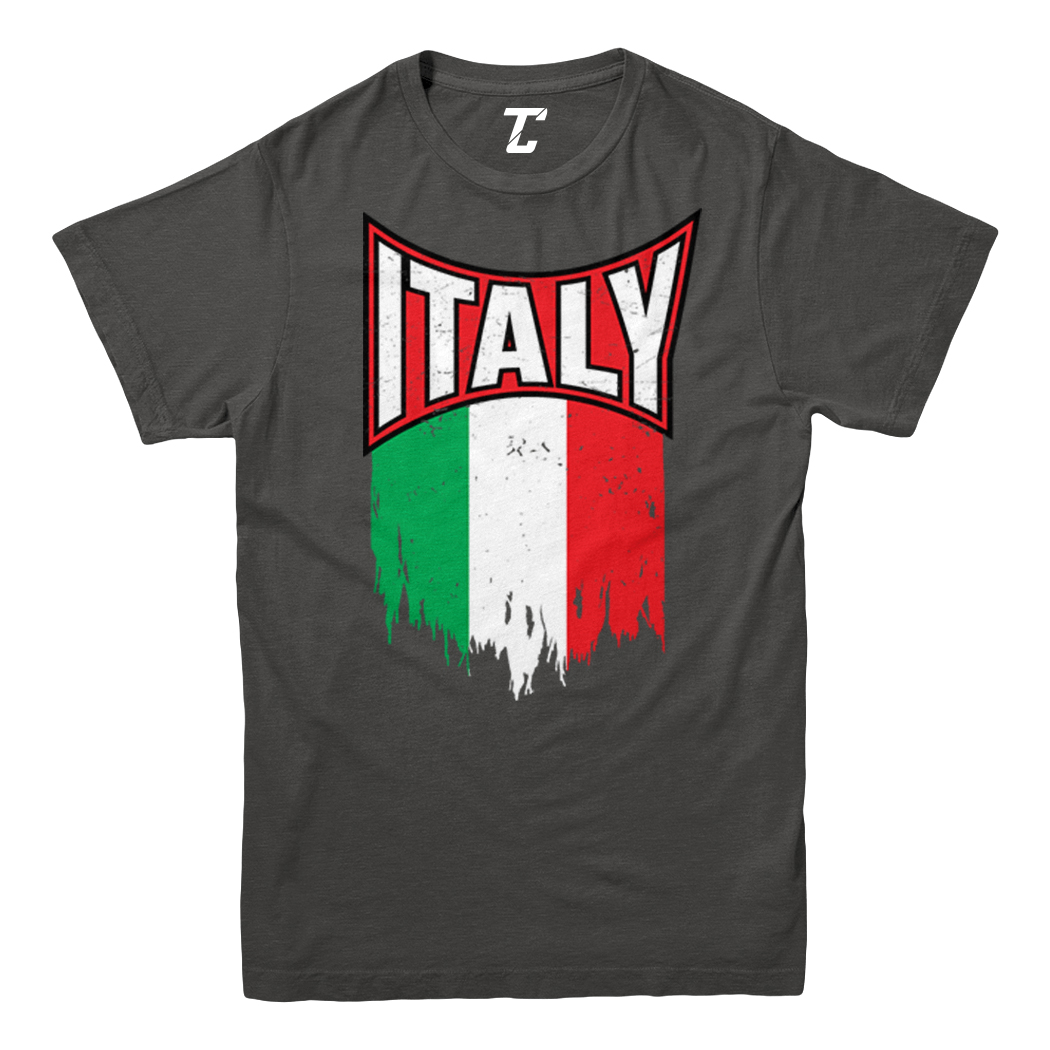 Italy Torn Flag - Italian Strong Proud Pride Europe Youth T-Shirt - Picture 3 of 20