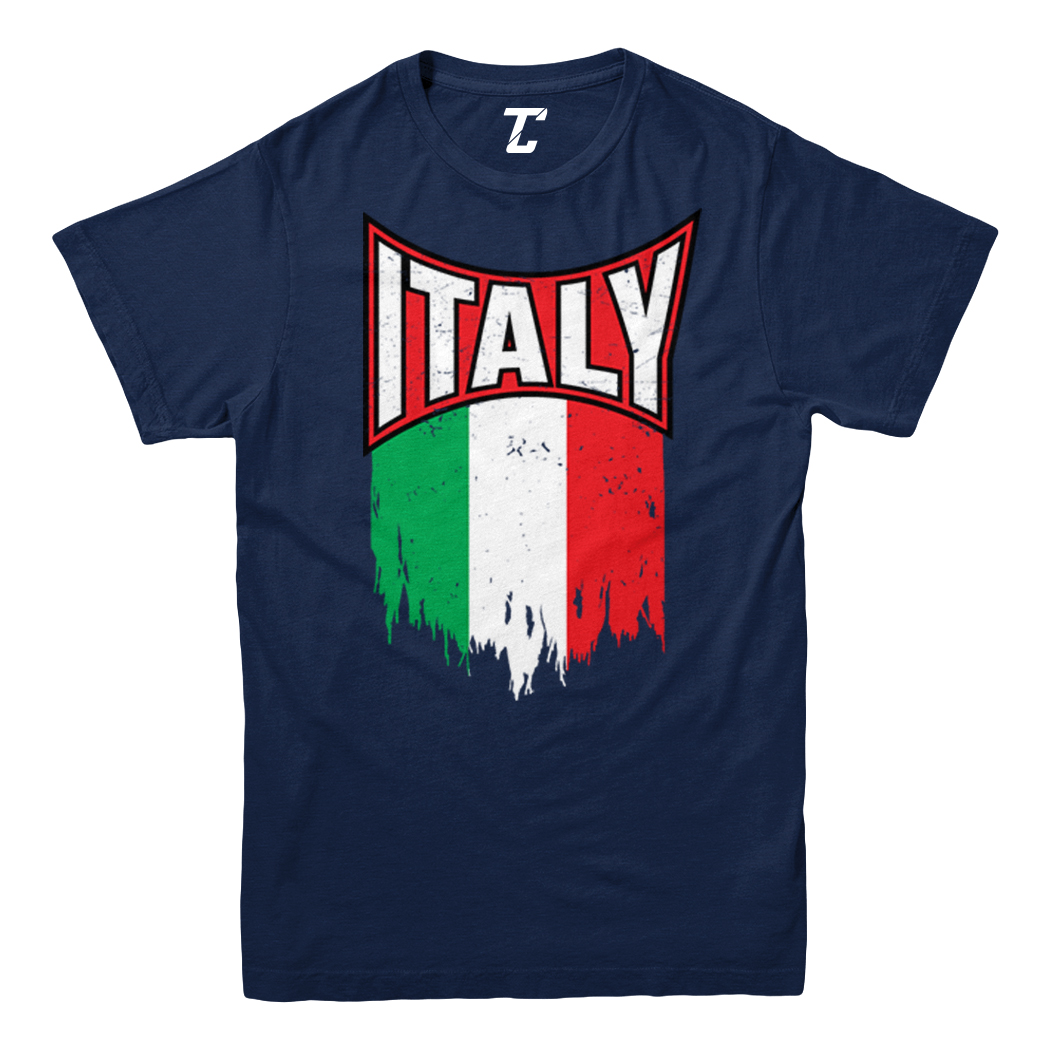 Italy Torn Flag - Italian Strong Proud Pride Europe Youth T-Shirt - Picture 7 of 20