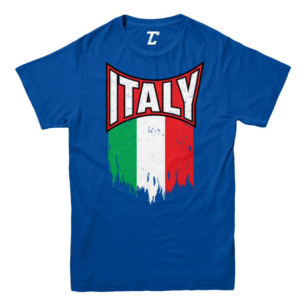 Italy Torn Flag - Italian Strong Proud Pride Europe Youth T-Shirt - Picture 12 of 20