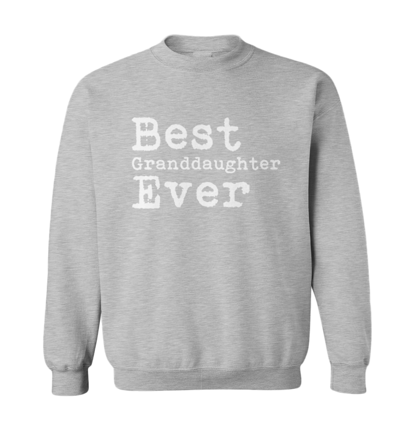 Best Granddaughter Ever - Grandpa Grandma Birthday Gift Toddler Crewneck Sweater - Picture 4 of 8