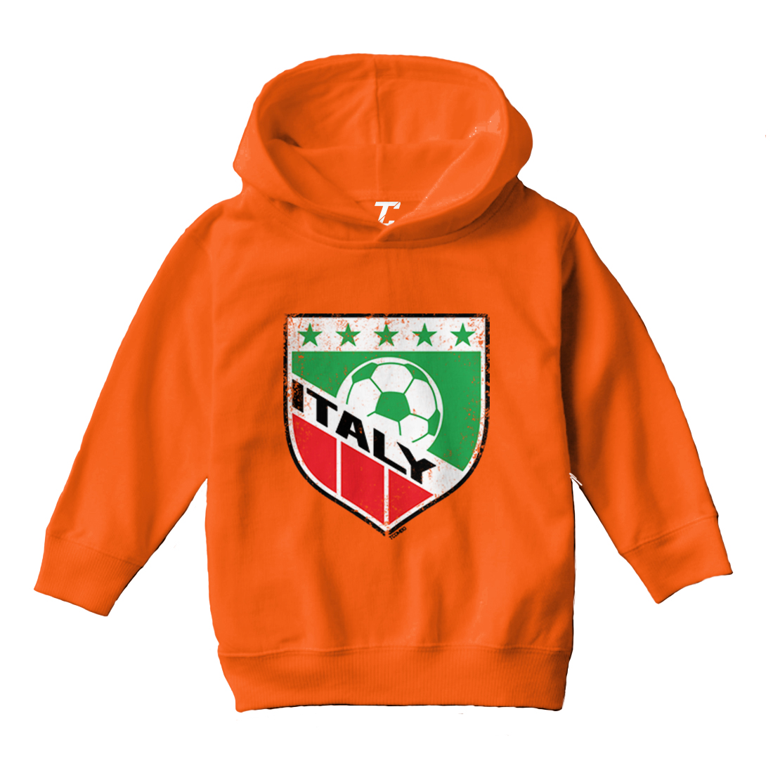 Italy Soccer - Distressed Italian Badge Pride Proud Toddler/Youth Hoodie - Picture 8 of 12