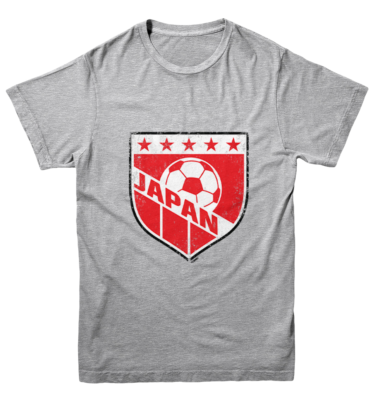 Japan Soccer - Distressed Japanese Badge Proud Pride Youth T-Shirt - Picture 6 of 20