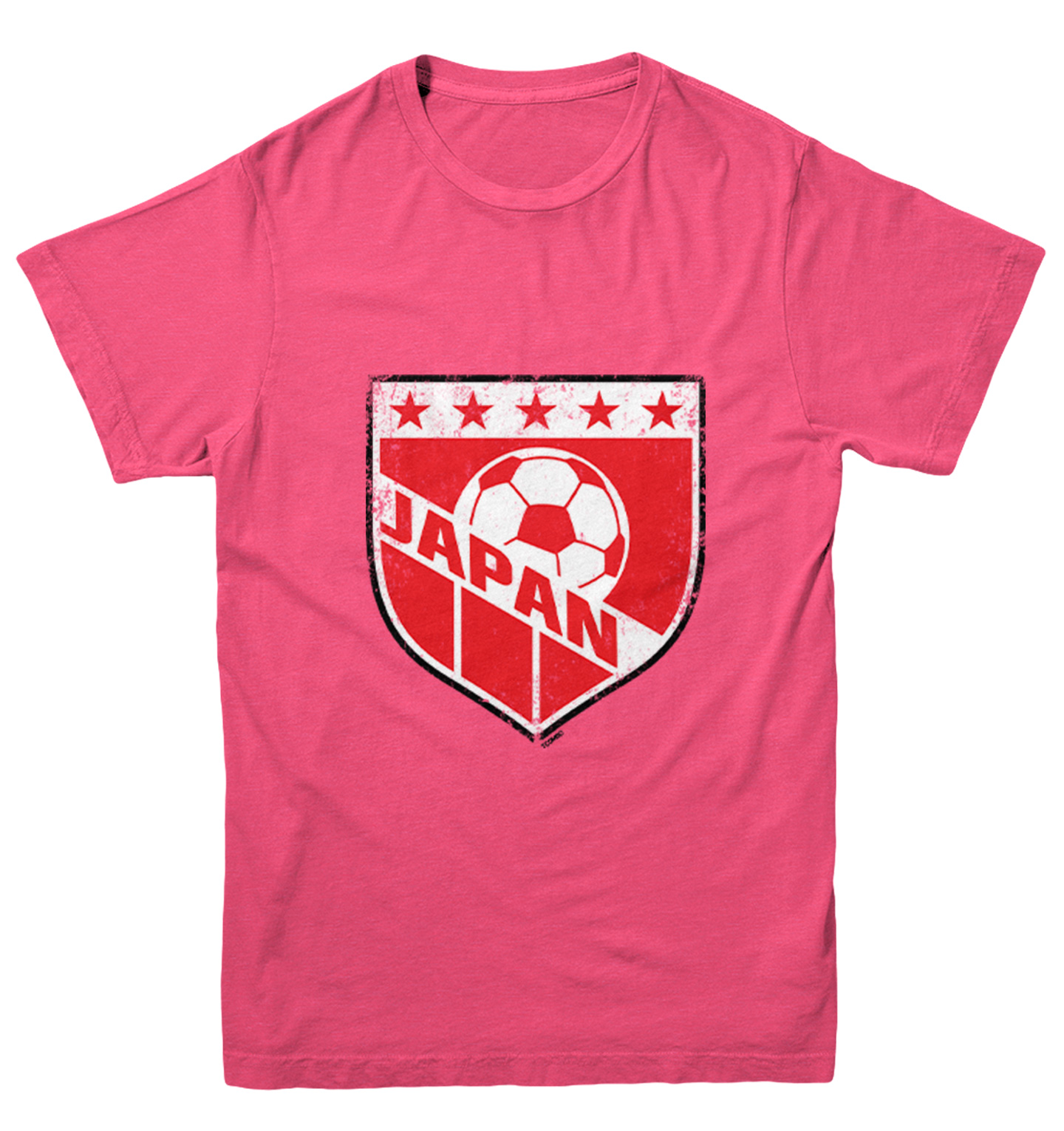 Japan Soccer - Distressed Japanese Badge Proud Pride Youth T-Shirt - Picture 9 of 20