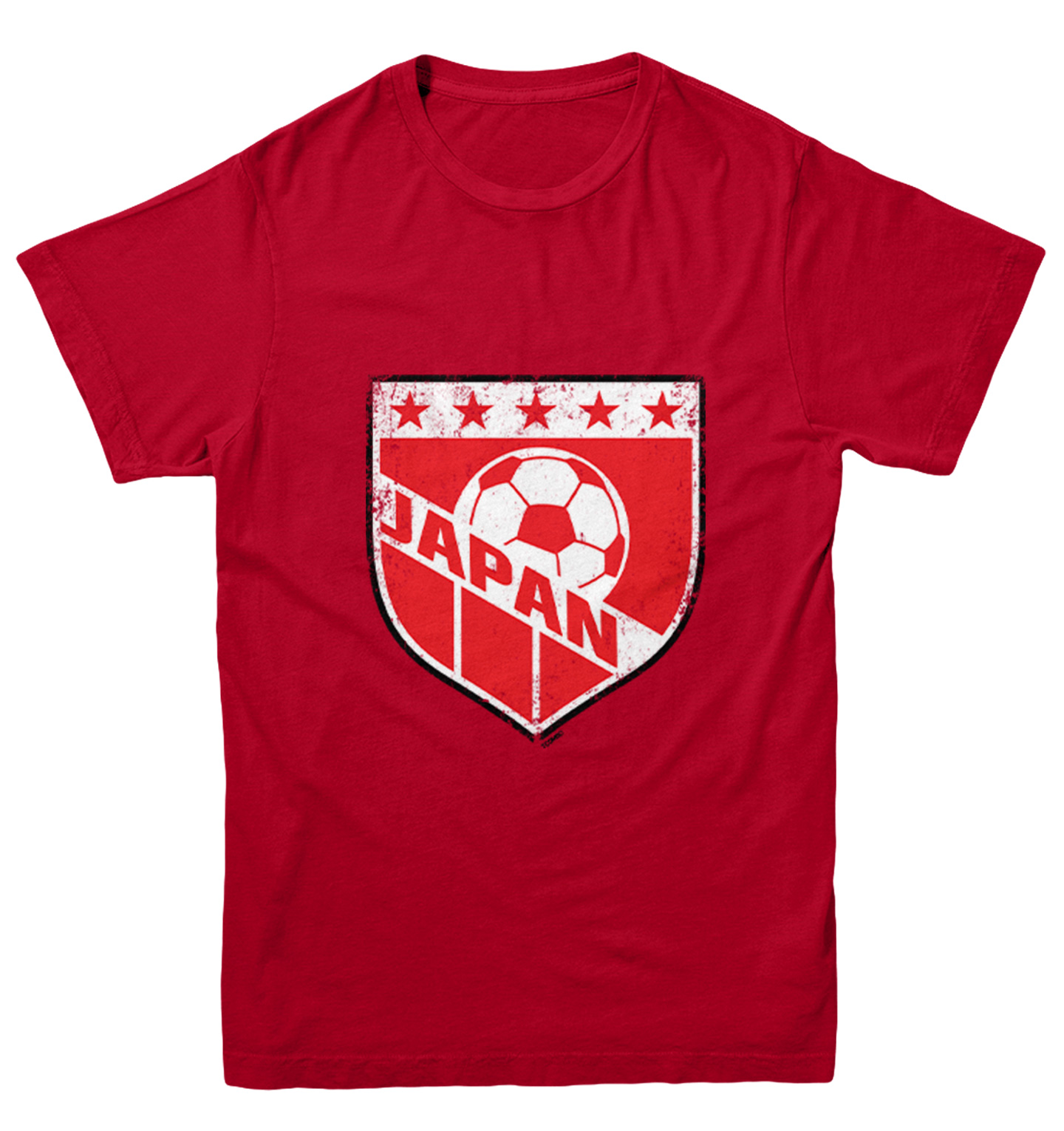 Japan Soccer - Distressed Japanese Badge Proud Pride Youth T-Shirt - Picture 11 of 20