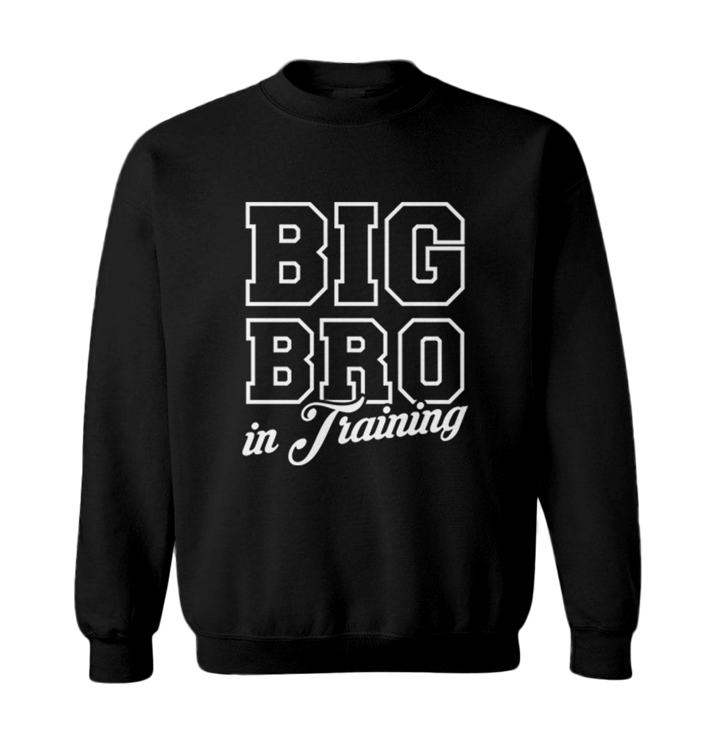 Big Bro In Training - Brother Sibling New Addition Toddler Crewneck Sweater