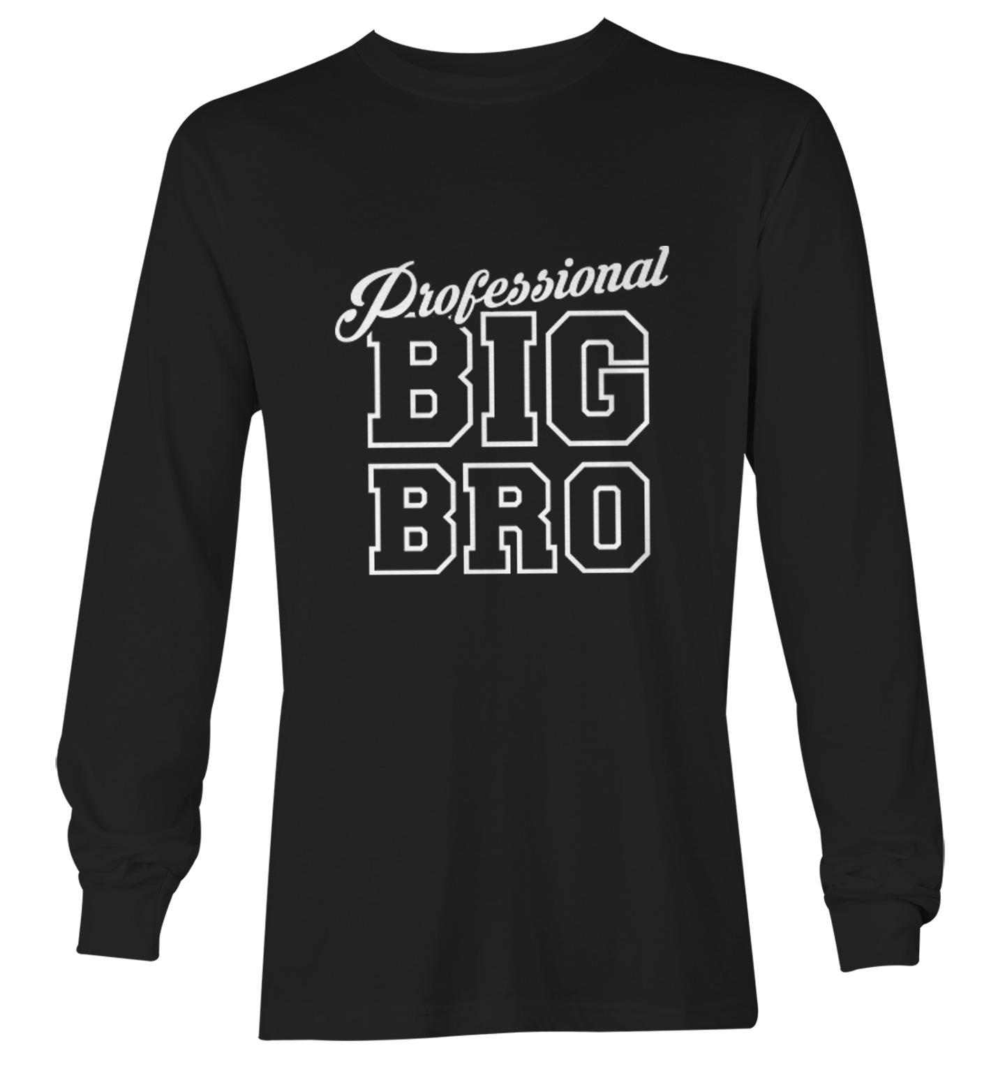 Professional Big Bro - Brother Younger Sibling Youth T-Shirt