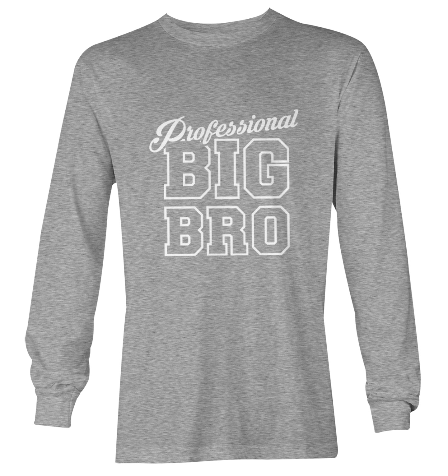 Professional Big Bro - Brother Younger Sibling Youth T-Shirt