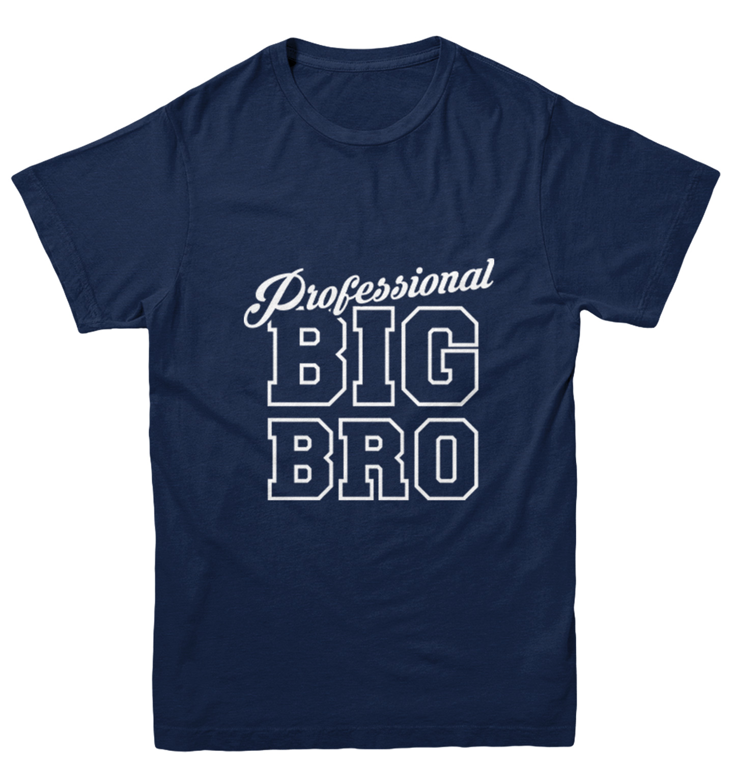 Professional Big Bro - Brother Younger Sibling Youth T-Shirt