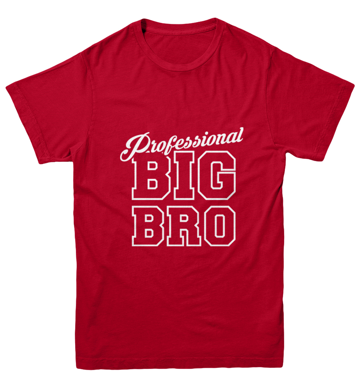 Professional Big Bro - Brother Younger Sibling Youth T-Shirt