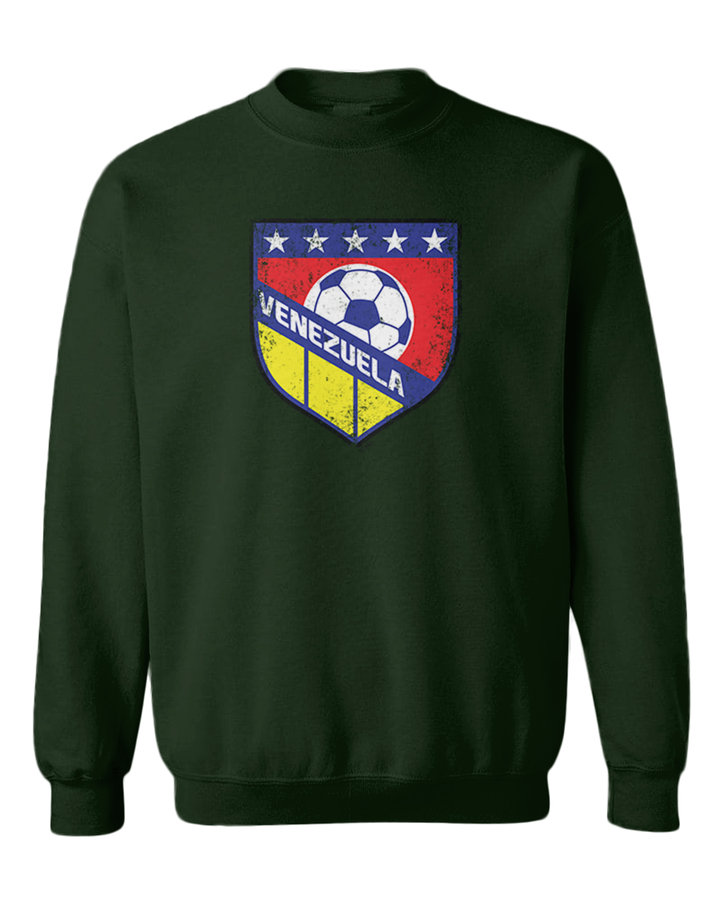 Venezuela Soccer - Distressed Venezuelan Badge Pride Toddler Crewneck Sweater - Picture 3 of 8