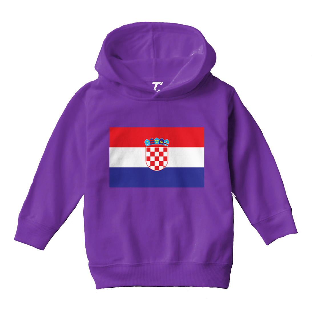 Croatia Flag - Croatian Country Pride Proud Strong Toddler/Youth Hoodie - Picture 9 of 12