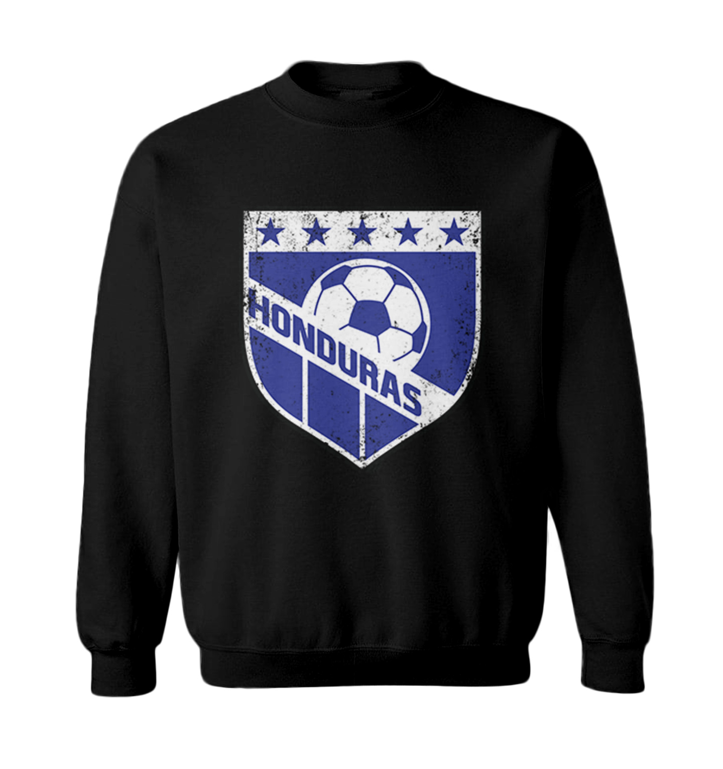Honduras Soccer - Distressed Honduran Badge Proud Toddler Crewneck Sweater - Picture 2 of 8
