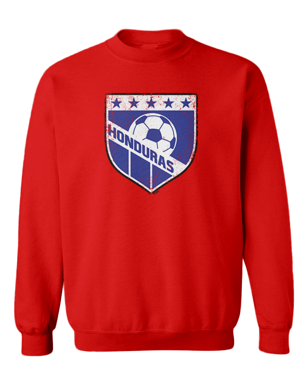 Honduras Soccer - Distressed Honduran Badge Proud Toddler Crewneck Sweater - Picture 7 of 8