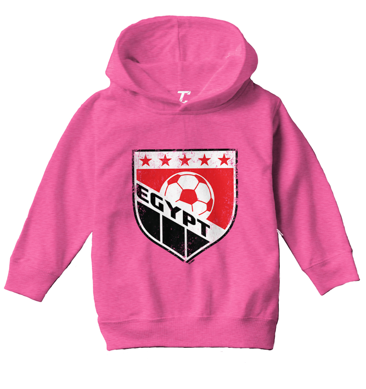 Egypt Soccer - Distressed Egyptian Badge Proud Pride Toddler/Youth Hoodie - Picture 4 of 12