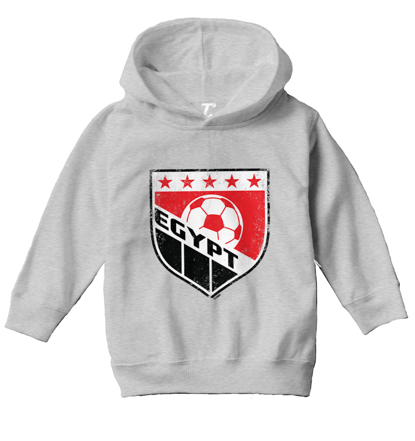 Egypt Soccer - Distressed Egyptian Badge Proud Pride Toddler/Youth Hoodie - Picture 6 of 12