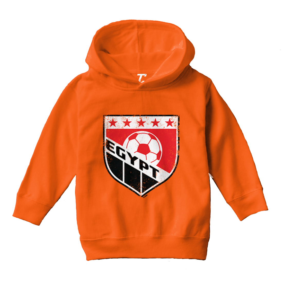 Egypt Soccer - Distressed Egyptian Badge Proud Pride Toddler/Youth Hoodie - Picture 8 of 12