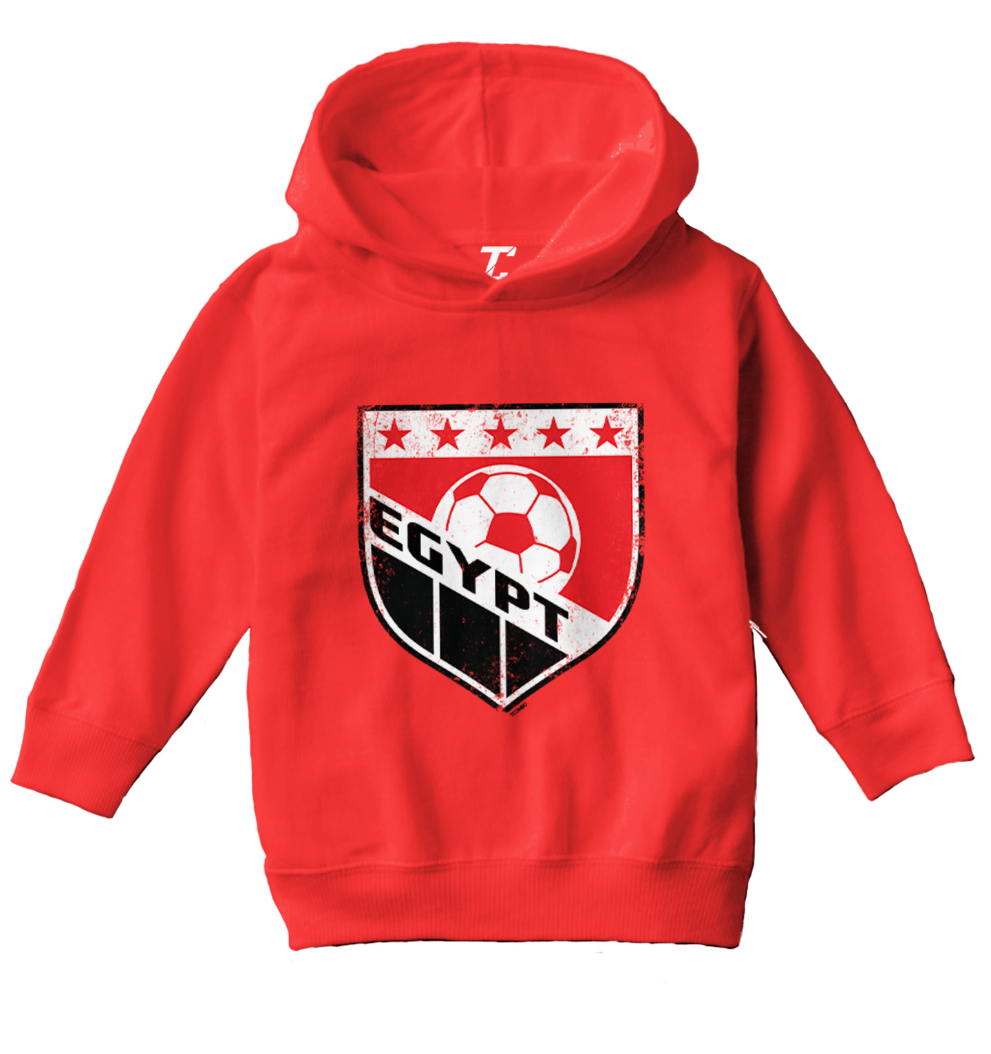 Egypt Soccer - Distressed Egyptian Badge Proud Pride Toddler/Youth Hoodie - Picture 10 of 12