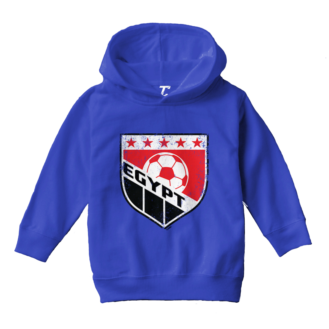 Egypt Soccer - Distressed Egyptian Badge Proud Pride Toddler/Youth Hoodie - Picture 11 of 12