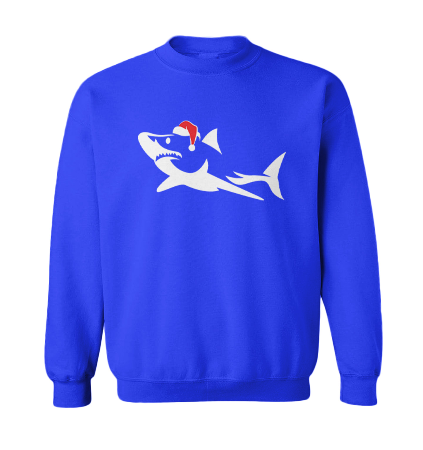 Shark Silhouette - Ocean Beach Stylized Christmas XMAS Toddler Crewneck Sweater - Picture 8 of 8