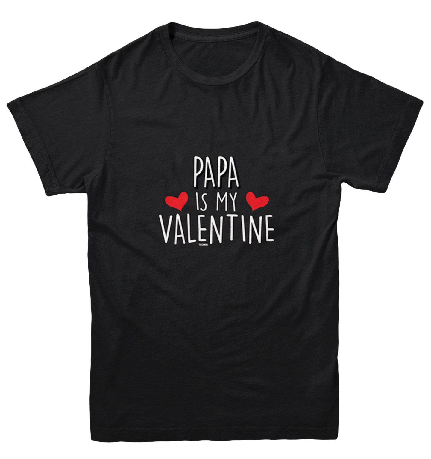 Papa Is My Valentine - Valentine's Day Love Heart Youth T-Shirt - Picture 2 of 20