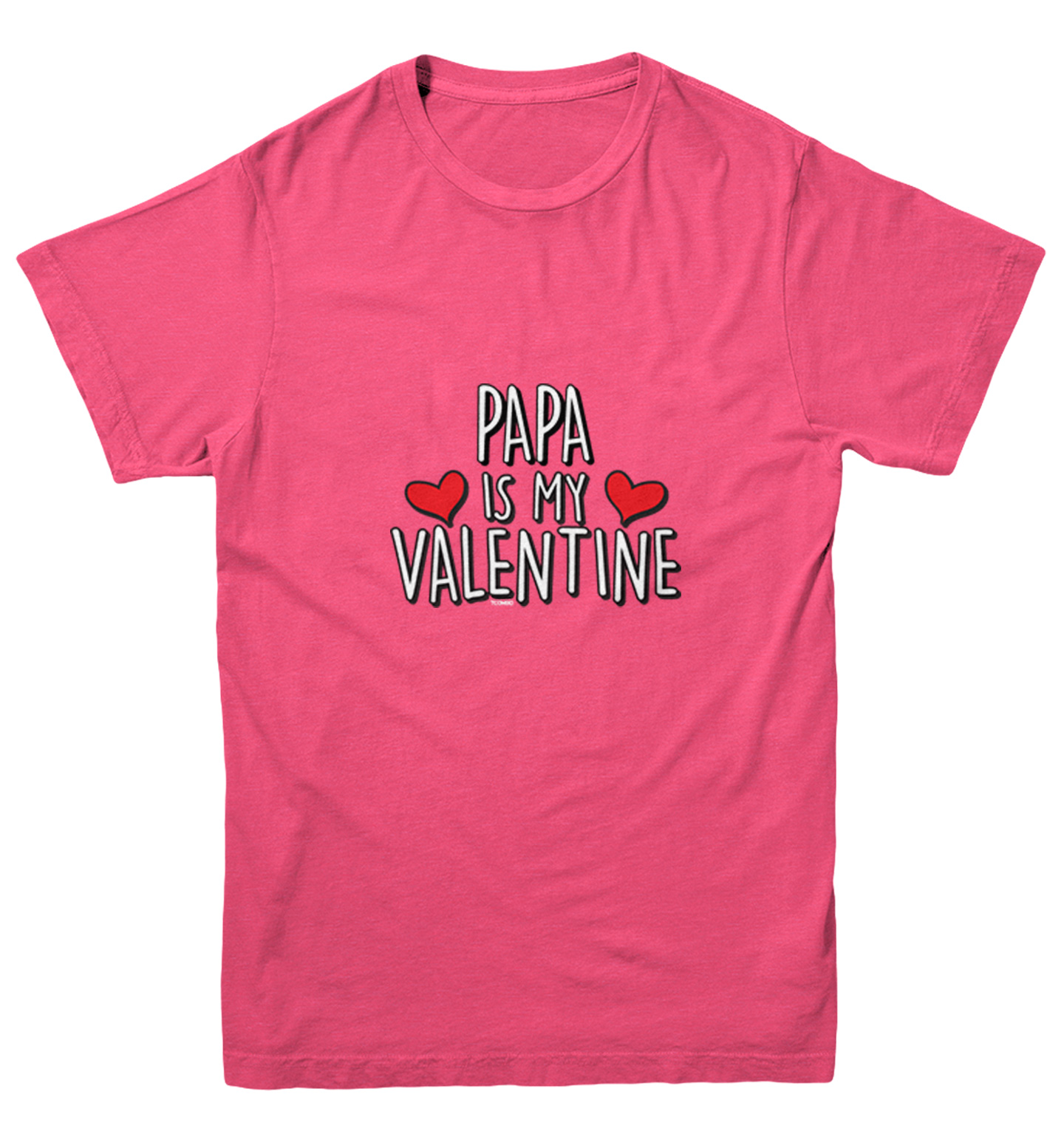 Papa Is My Valentine - Valentine's Day Love Heart Youth T-Shirt - Picture 9 of 20