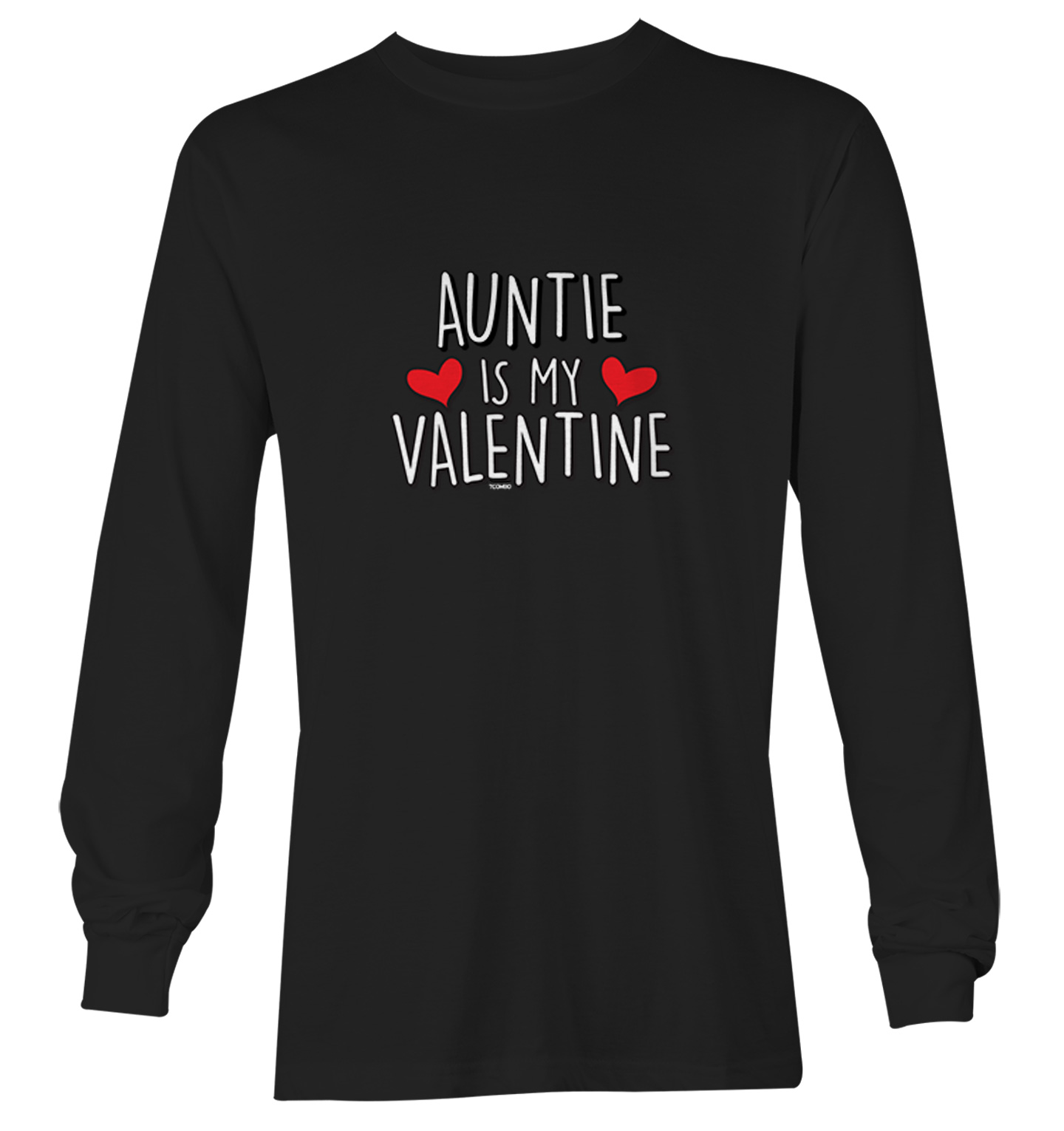 Auntie Is My Valentine - Valentine's Day Love Heart Youth T-Shirt - Picture 13 of 20