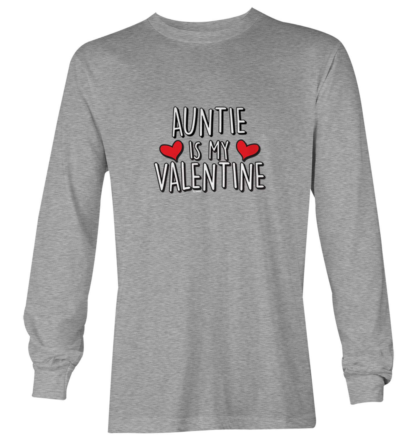 Auntie Is My Valentine - Valentine's Day Love Heart Youth T-Shirt - Picture 16 of 20