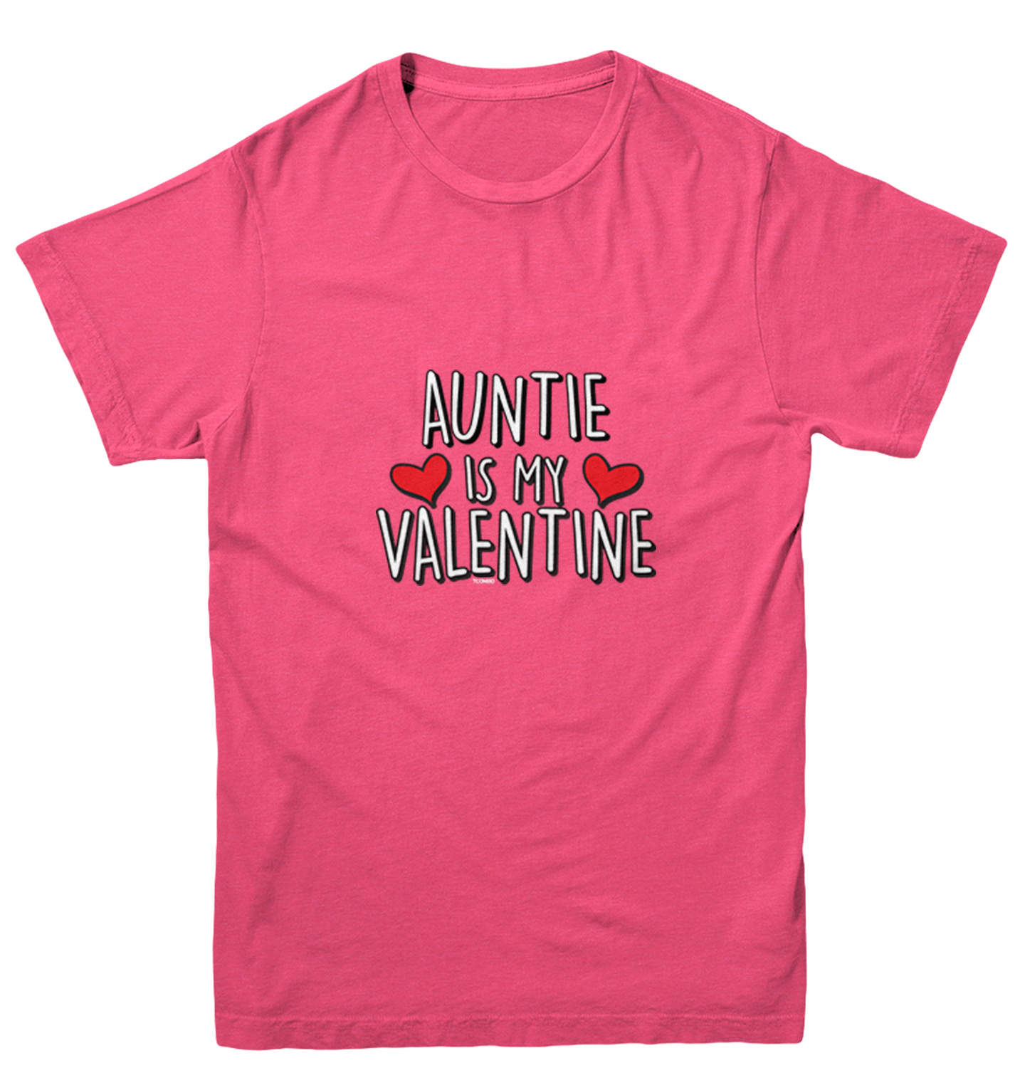 Auntie Is My Valentine - Valentine's Day Love Heart Youth T-Shirt - Picture 9 of 20