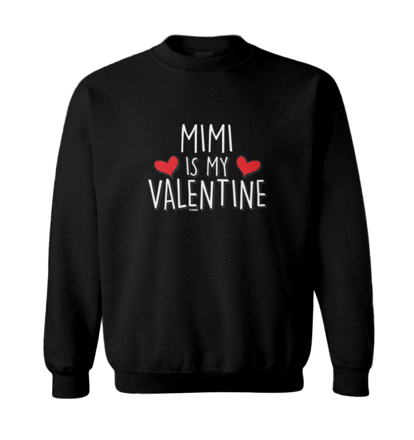 Mimi Is My Valentine - Valentine's Day Love Heart Toddler Crewneck Sweater - Picture 2 of 8