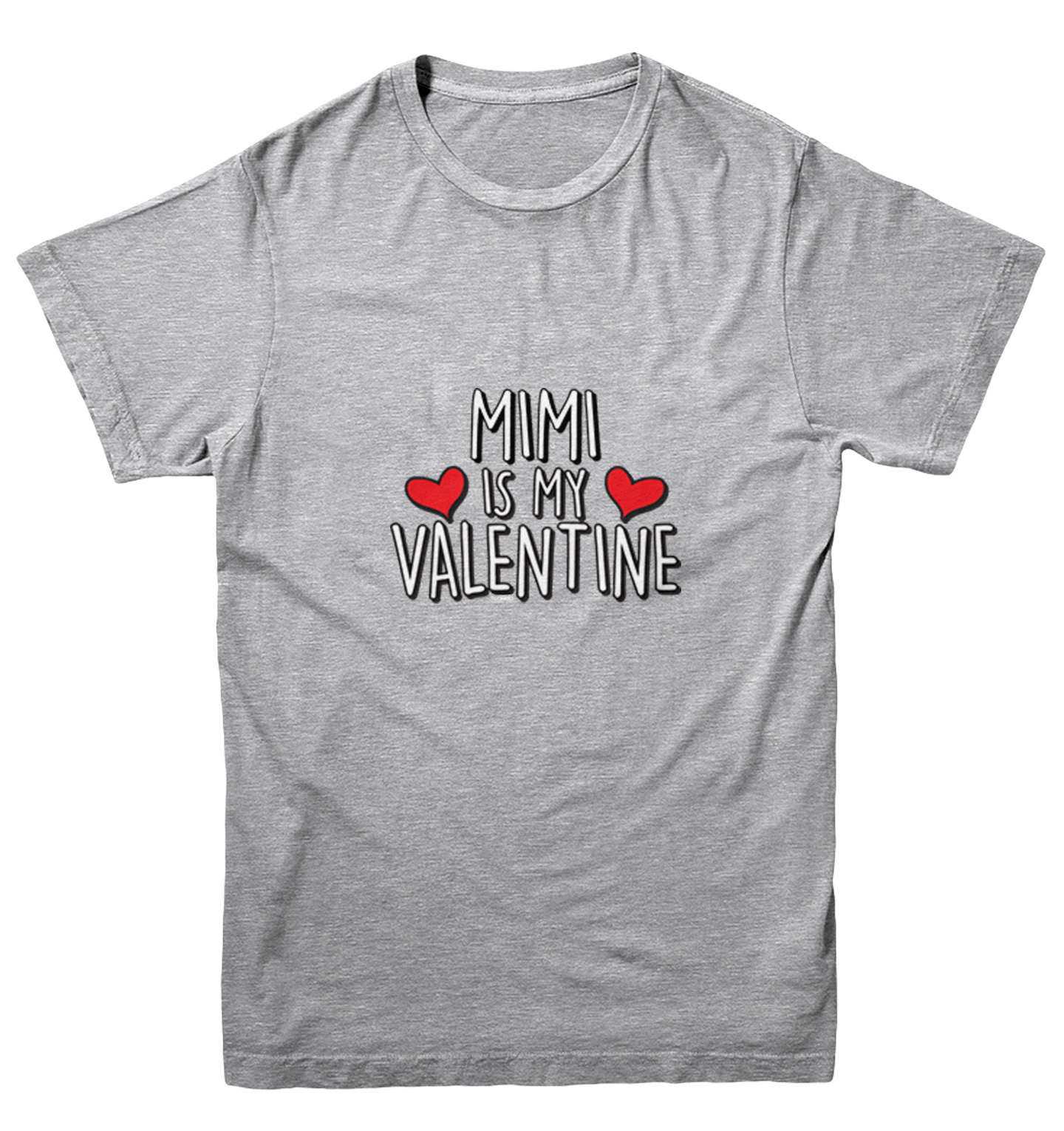 Mimi Is My Valentine - Valentine's Day Love Heart Youth T-Shirt - Picture 6 of 20