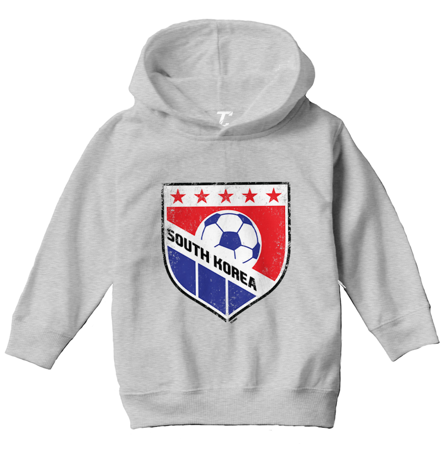 South Korea Soccer - Distressed Korean Badge Pride Toddler/Youth Hoodie - Picture 6 of 12