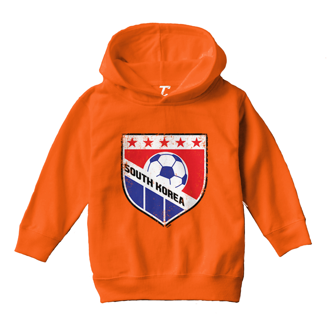 South Korea Soccer - Distressed Korean Badge Pride Toddler/Youth Hoodie - Picture 8 of 12