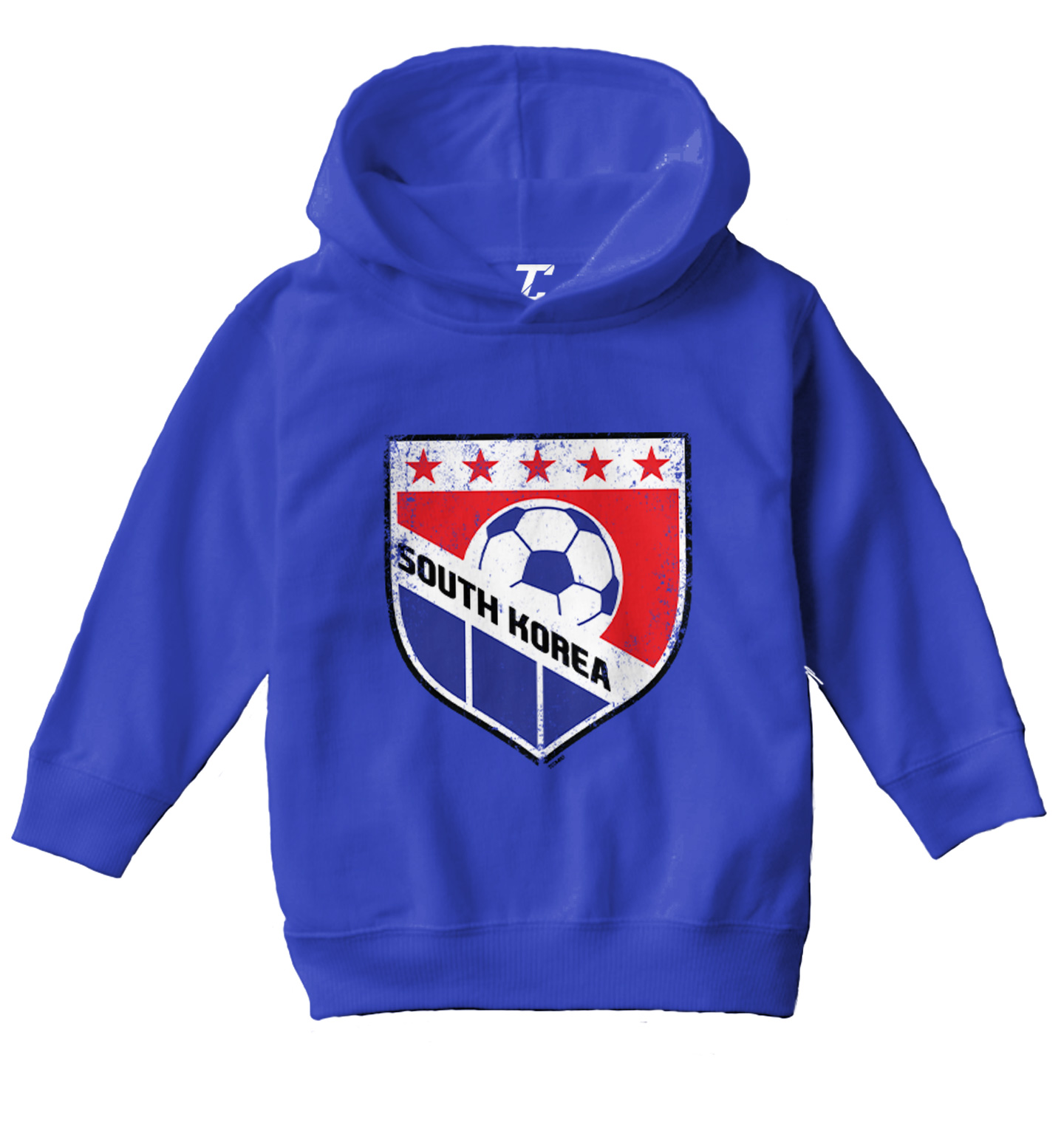 South Korea Soccer - Distressed Korean Badge Pride Toddler/Youth Hoodie - Picture 11 of 12