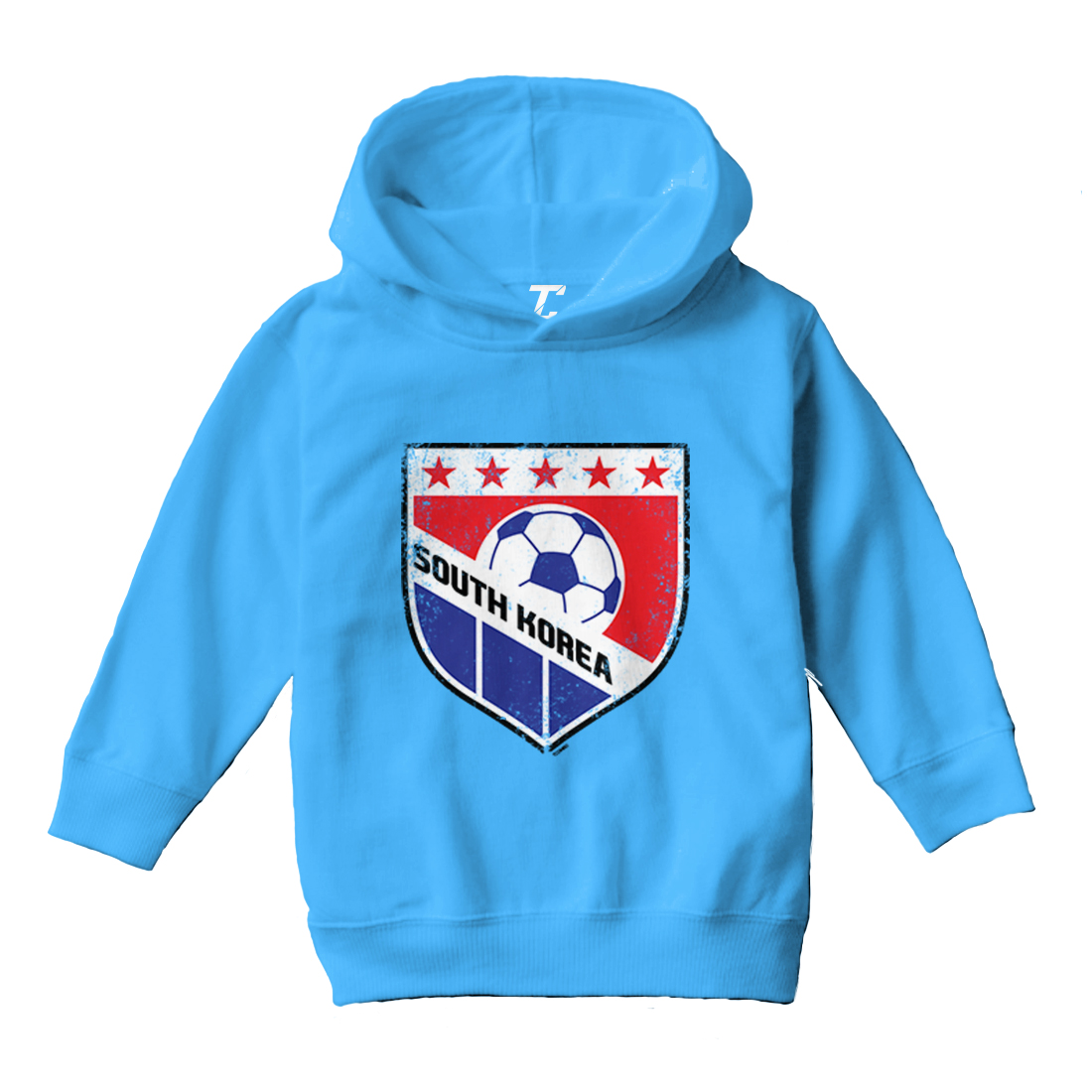 South Korea Soccer - Distressed Korean Badge Pride Toddler/Youth Hoodie - Picture 12 of 12
