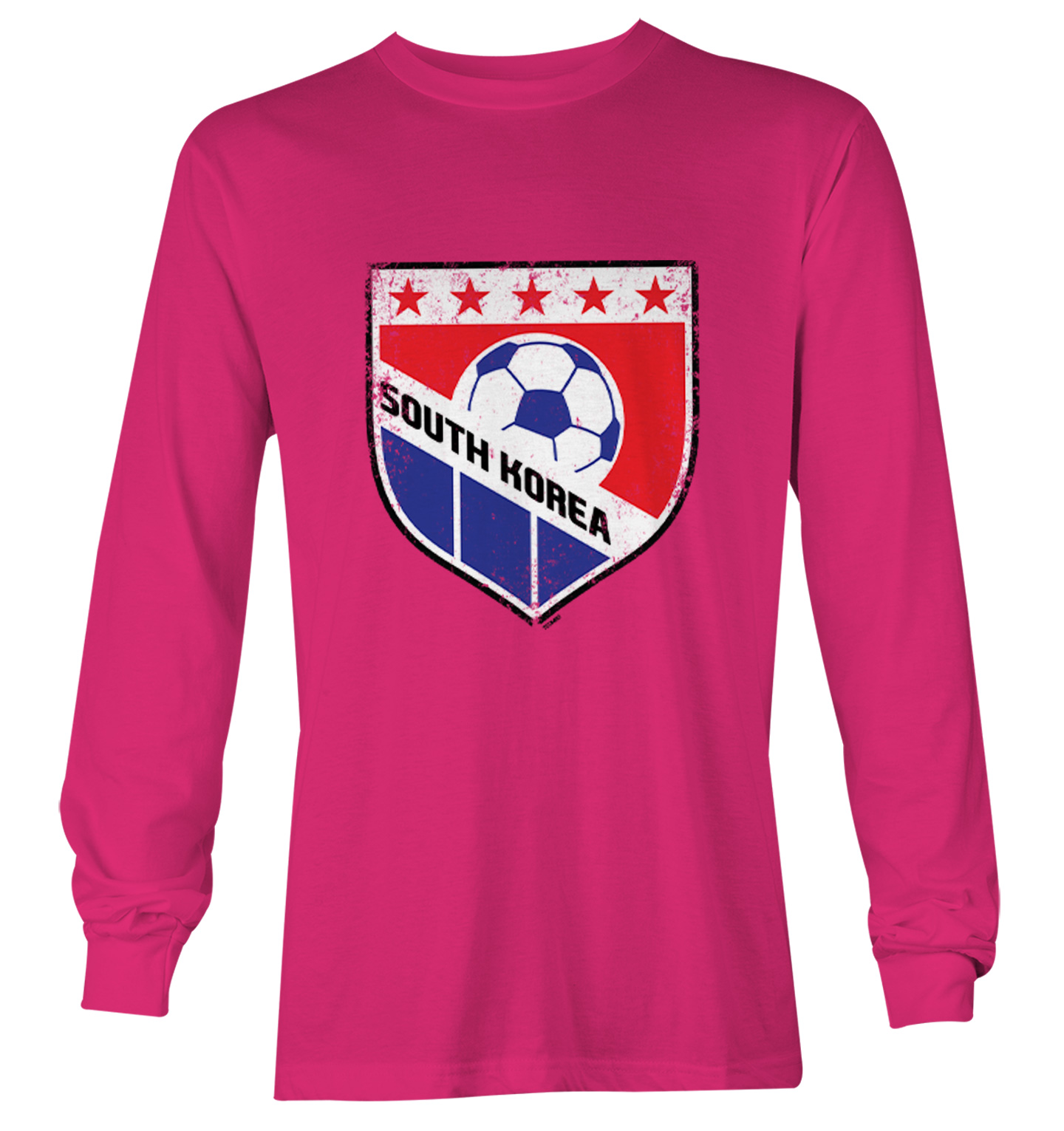 South Korea Soccer - Distressed Korean Badge Pride Youth T-Shirt - Picture 18 of 20