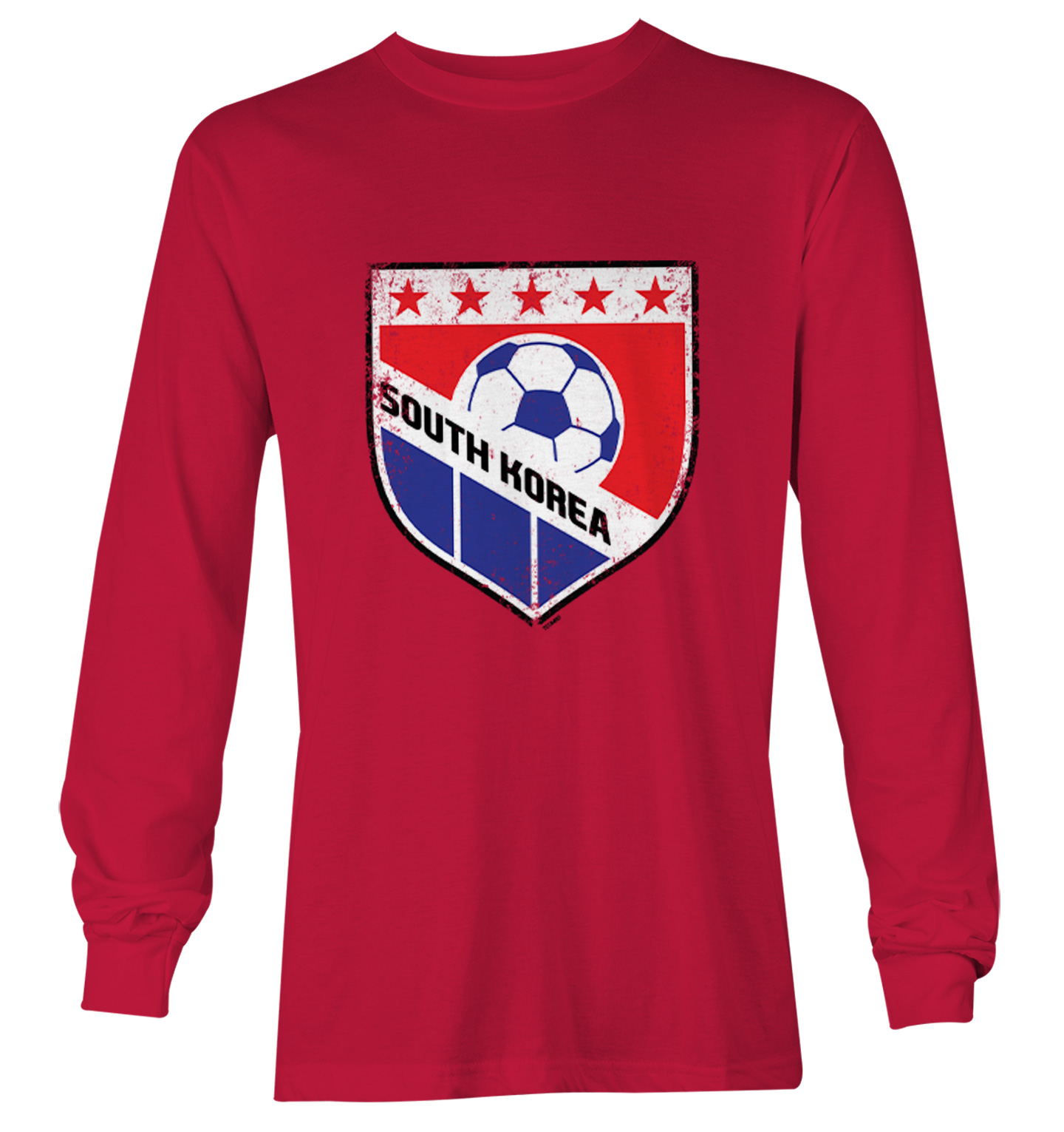 South Korea Soccer - Distressed Korean Badge Pride Youth T-Shirt - Picture 19 of 20