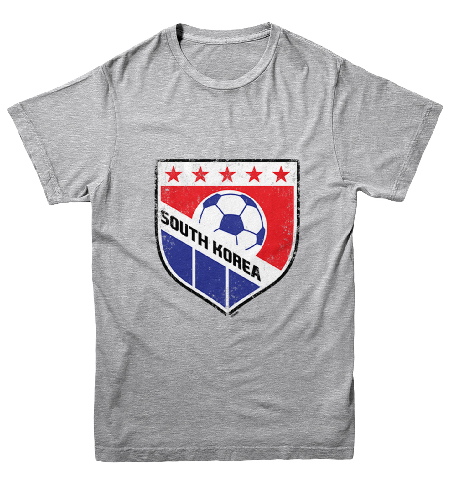 South Korea Soccer - Distressed Korean Badge Pride Youth T-Shirt - Picture 6 of 20