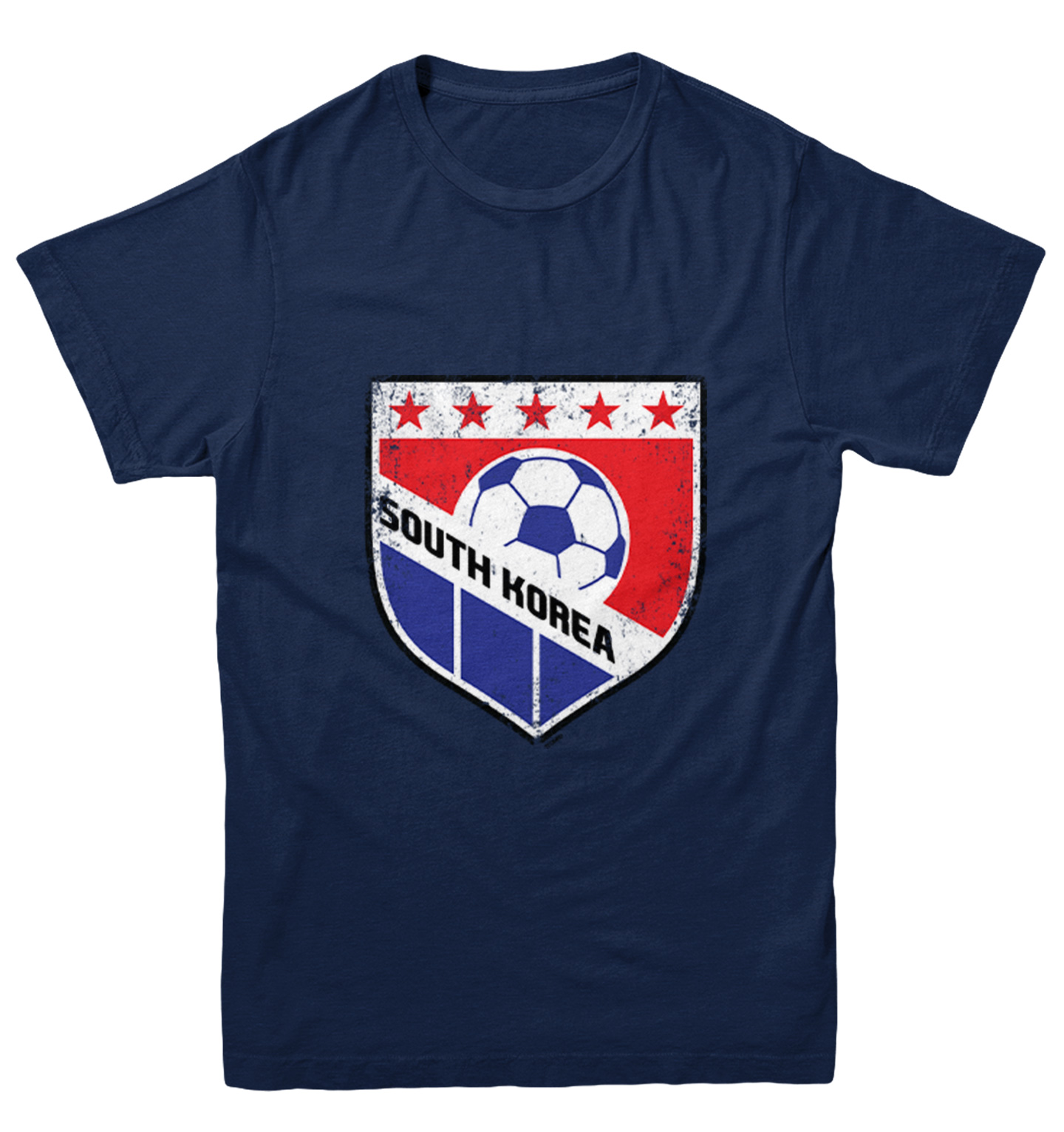 South Korea Soccer - Distressed Korean Badge Pride Youth T-Shirt - Picture 7 of 20