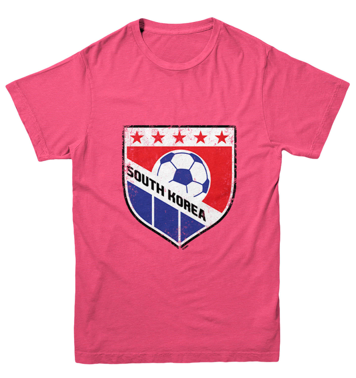 South Korea Soccer - Distressed Korean Badge Pride Youth T-Shirt - Picture 9 of 20
