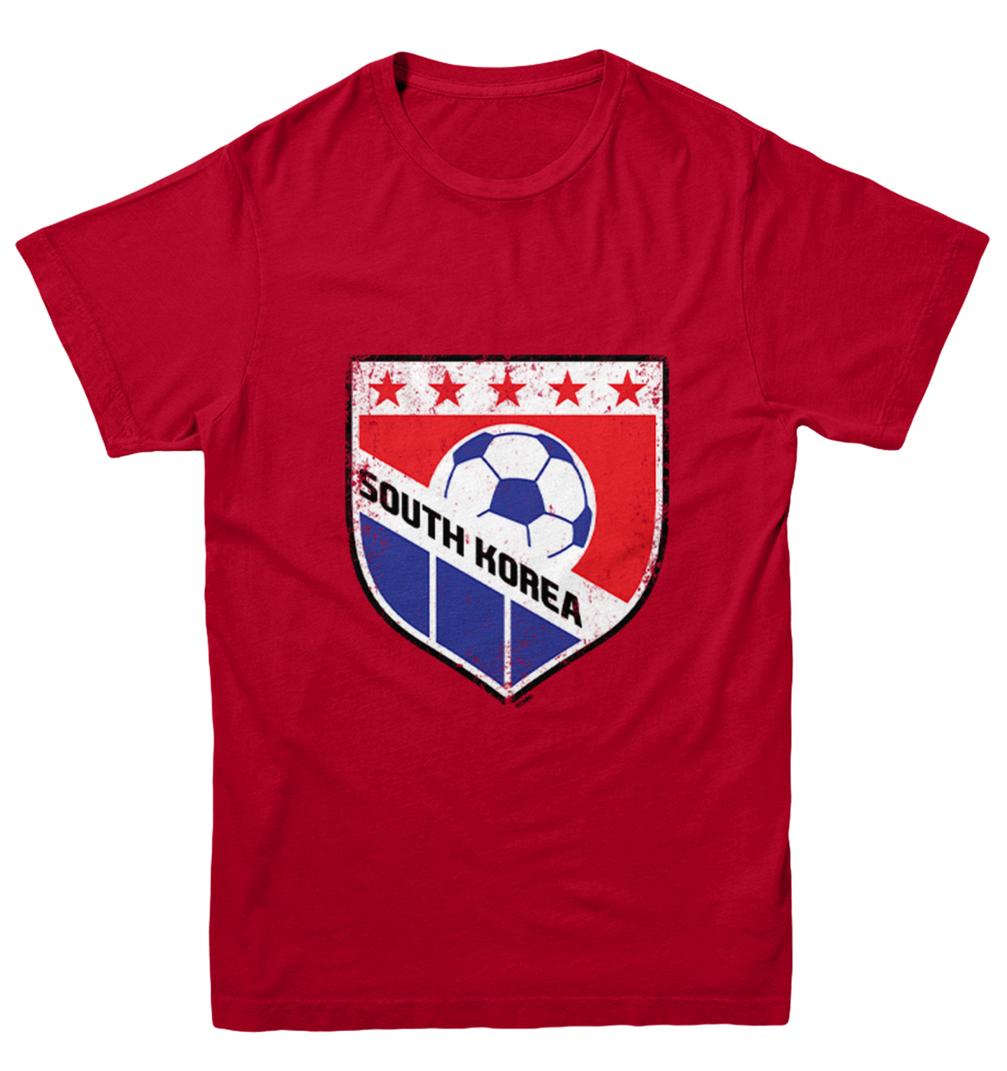 South Korea Soccer - Distressed Korean Badge Pride Youth T-Shirt - Picture 11 of 20