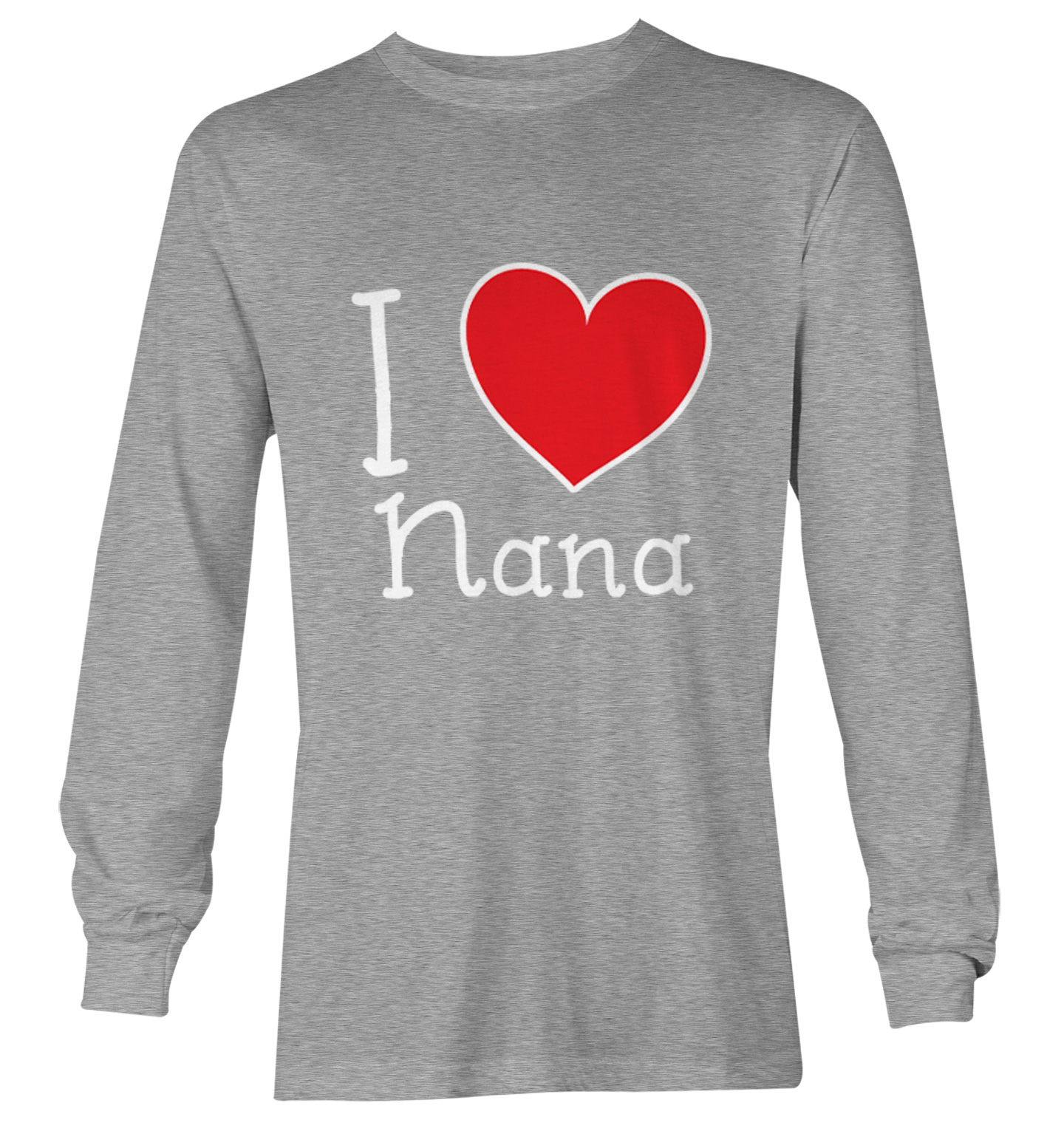 I Love Nana - Grandma Grammy Grandmother Cute Heart Youth T-Shirt - Picture 16 of 20