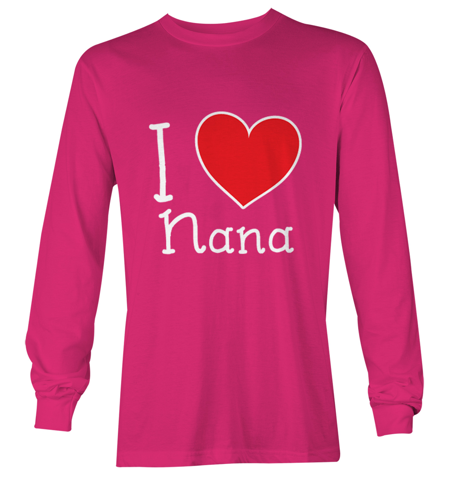 I Love Nana - Grandma Grammy Grandmother Cute Heart Youth T-Shirt - Picture 18 of 20