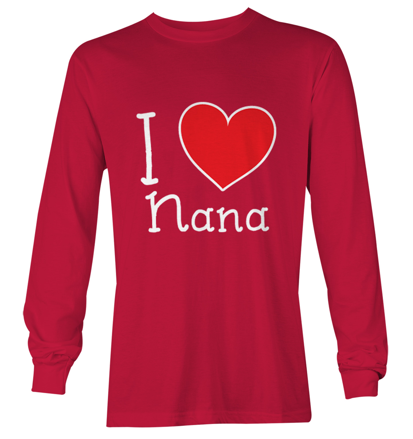I Love Nana - Grandma Grammy Grandmother Cute Heart Youth T-Shirt - Picture 19 of 20