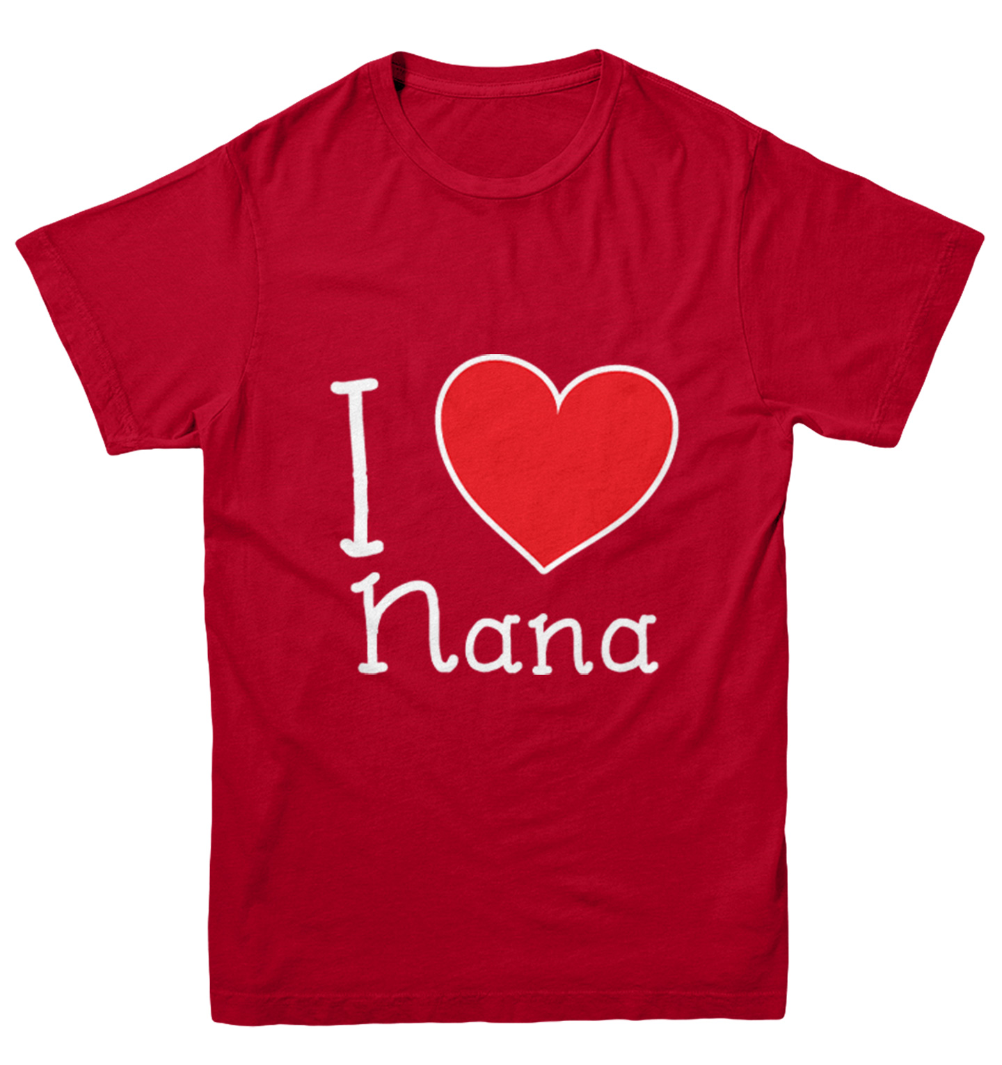 I Love Nana - Grandma Grammy Grandmother Cute Heart Youth T-Shirt - Picture 11 of 20