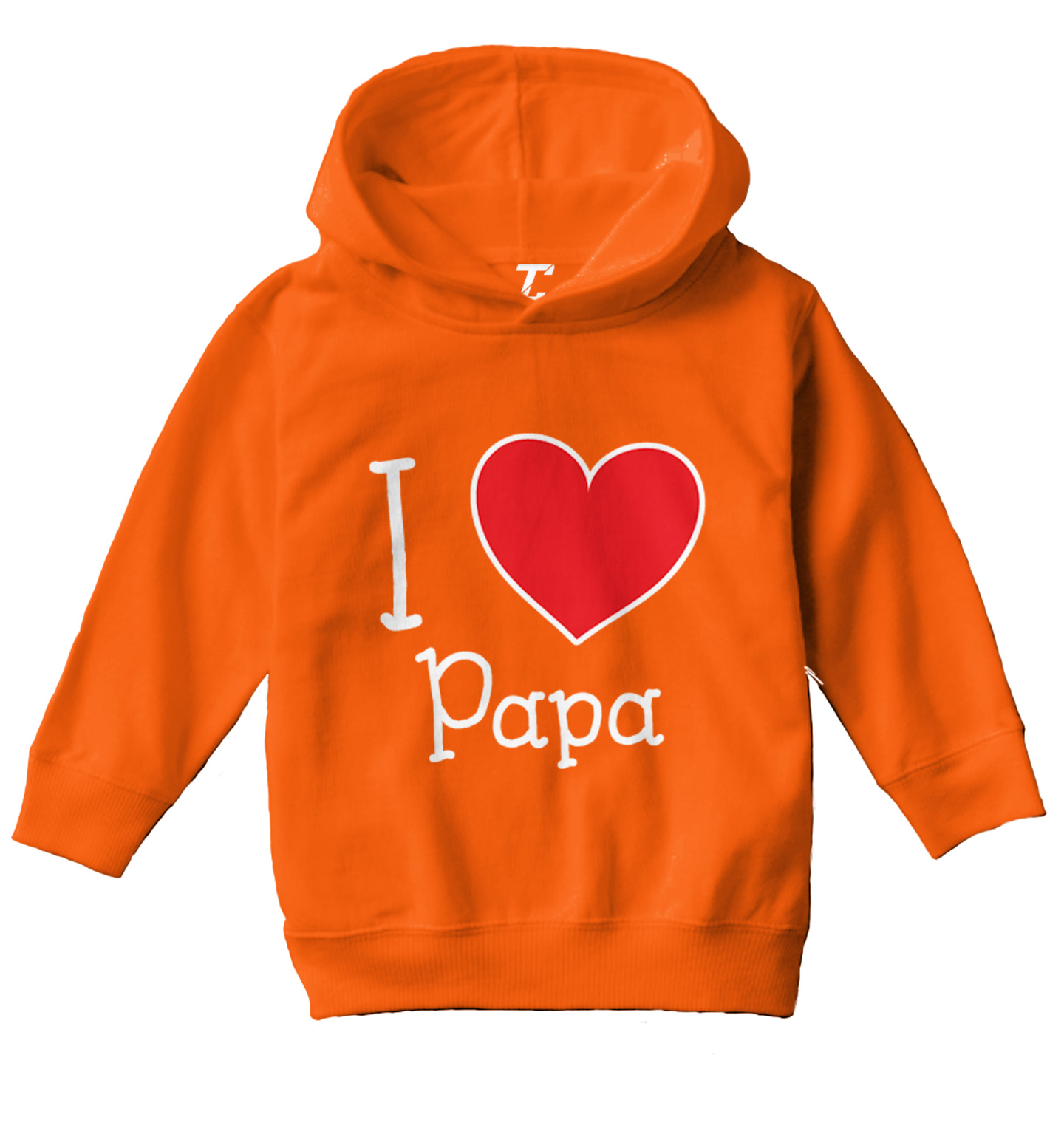 I Love My Papa - Valentine's Day Dad Father's Day Heart Toddler/Youth Hoodie - Picture 8 of 12